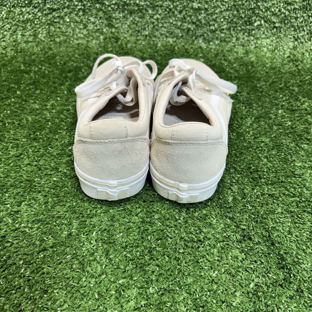 Vans Ward Womens Size 7 Beige White Athletic Walking Skateboard Shoes Sneakers - Picture 7 of 7